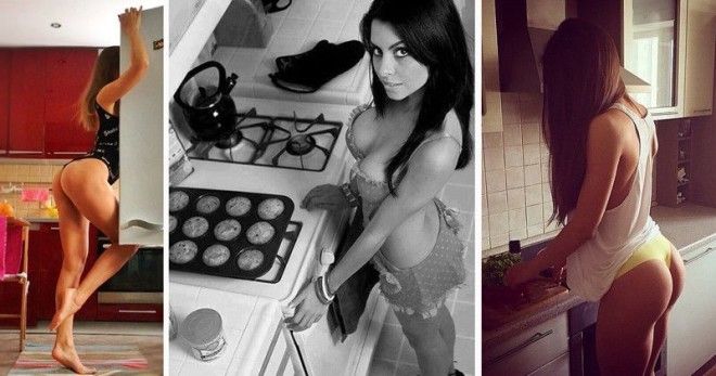 Девушки которым простительно готовить невкусно девушки еда кухня юмор