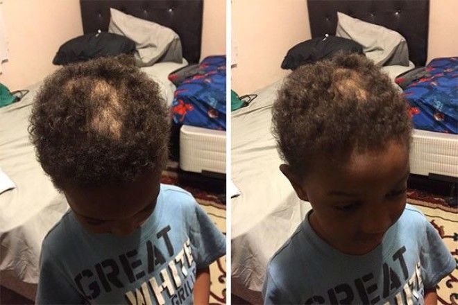 Мой пятилетний брат постригся потому что хотел выглядеть круто перед девчонками дети парикмахерская смешно стрижка