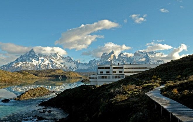 Отель СальтоЧико Патагония Чили вид горы красота люкс отели