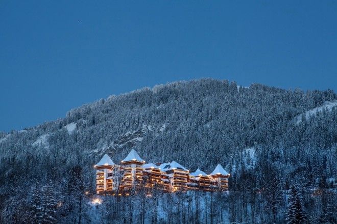Отель Альпина Гштад Швейцария вид горы красота люкс отели