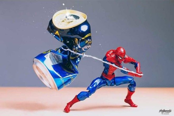 Шикарные фото игрушечных супергероев от японского фотографа игрушки супергерои фотограф