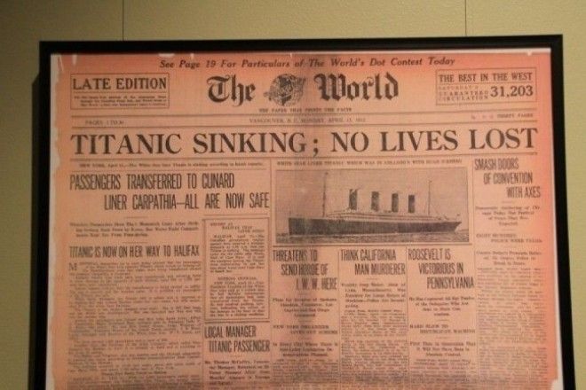 Интересные факты о Титанике