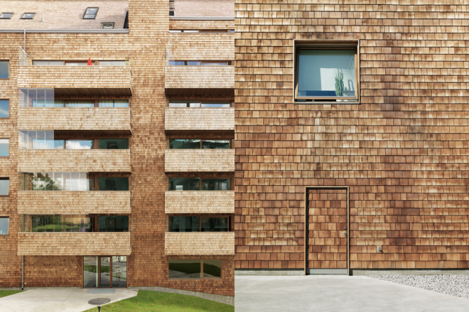 Фото Деревянные многоэтажки в Швеции