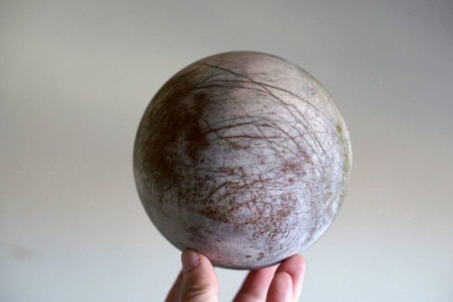 Европа спутник Юпитера 3D печать модель солнечная система