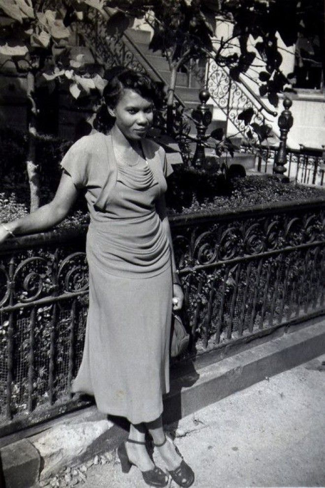 Мода 1950х ретрофотографии афроамериканских красавиц в изысканных нарядах