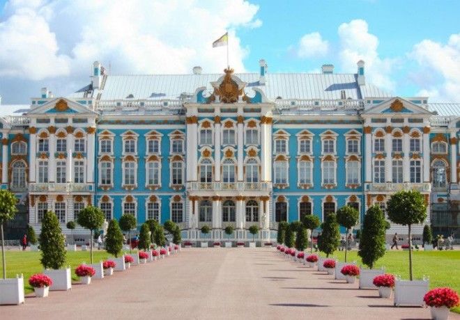 Екатерининский дворец в Царском Селе Фото voyagehotelspbru