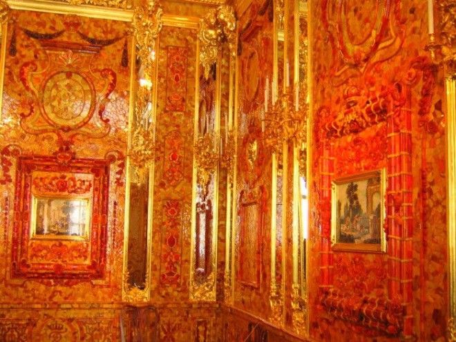 Янтарный кабинет знаменитое сокровище российских монархов Фото peterburgbiz