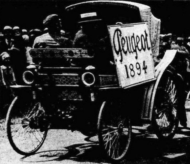 Фиакр Peugeot который принял участие в гонке ПарижРуан в 1894 году