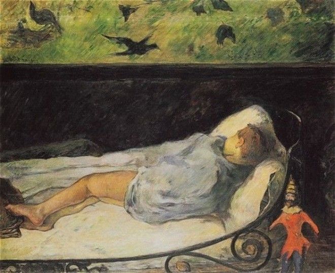 Поль Гоген Маленький спящий 1881