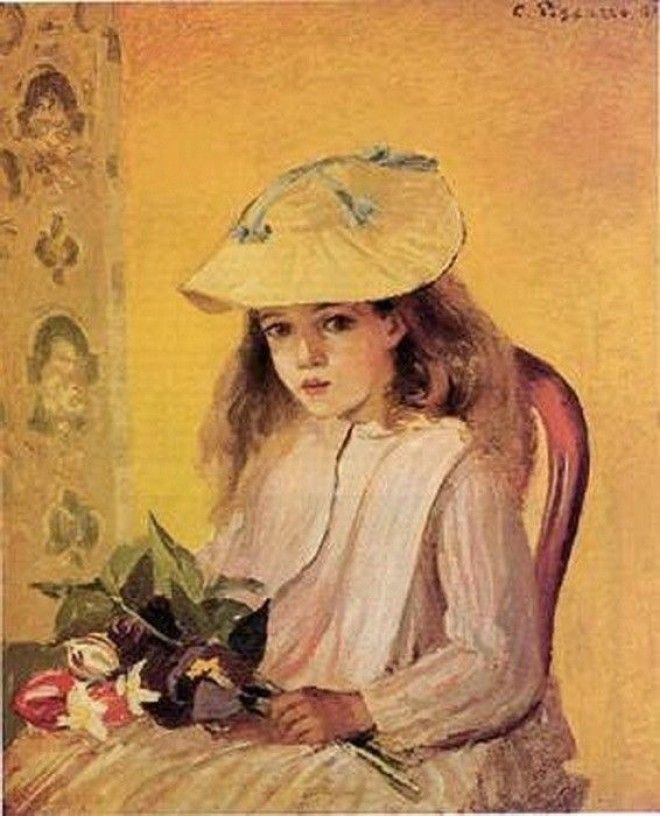Писсаро Портрет Жанны Рейчел 1872
