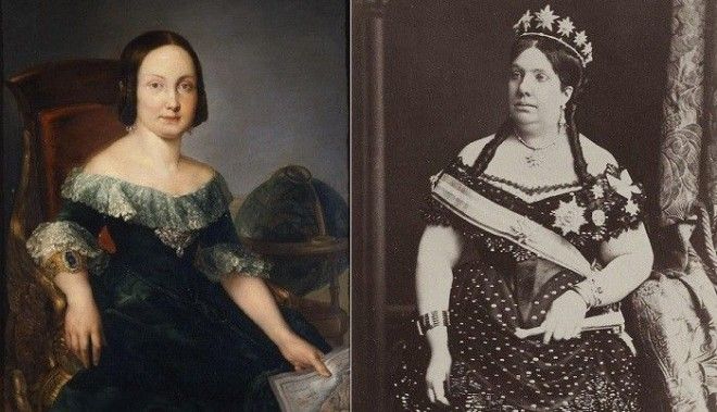 Королева Испании Изабелла II правившая в 18331868 гг