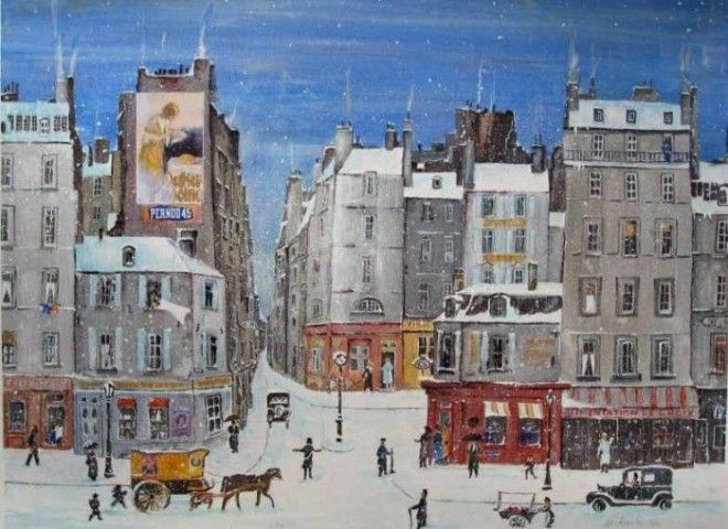 Зимний Париж Автор Michel Delacroix