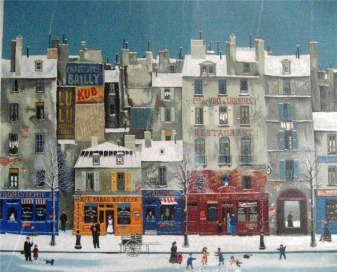 Зима в Париже Автор Michel Delacroix