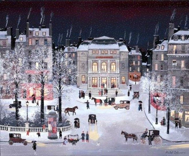 А снег идёт Автор Michel Delacroix