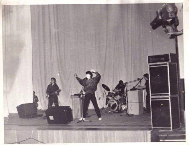 Выступление в городе Ангарске 1987 год