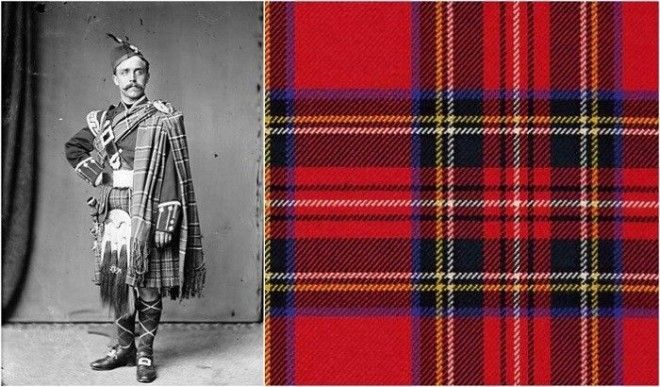 Шотландец одетый в килт Фото thevintagenewscom