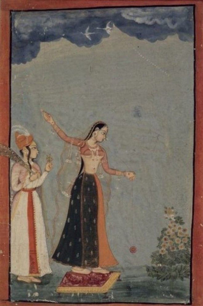 Женщина с йойо Северная Индия 1770