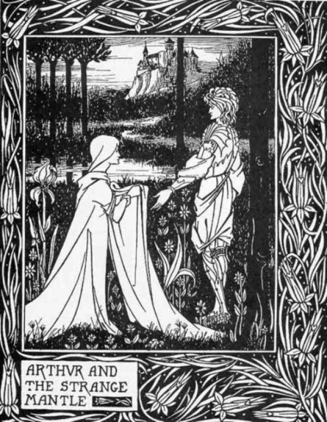 Смерть Артура Король Артур и странная мантия Автор Aubrey Beardsley
