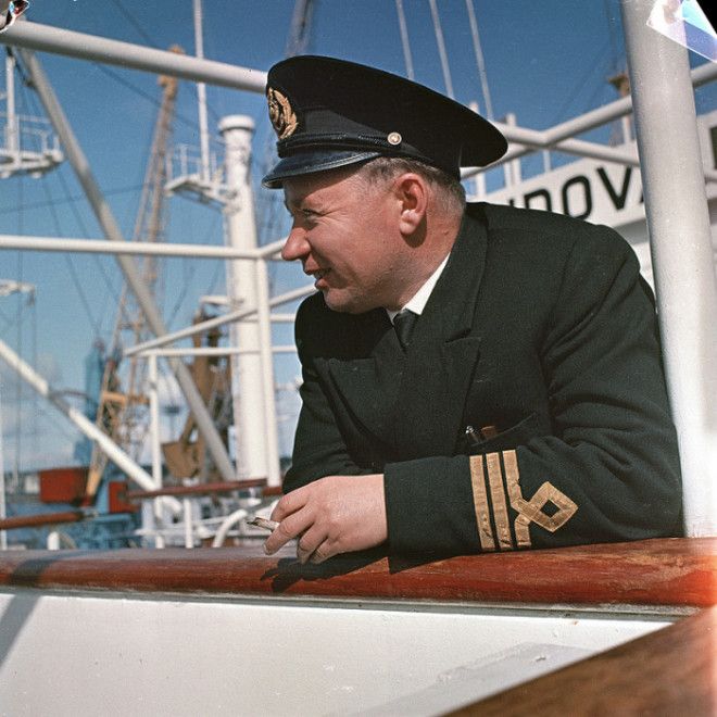 Старший помощник командира корабля СССР Эстония 1966 год