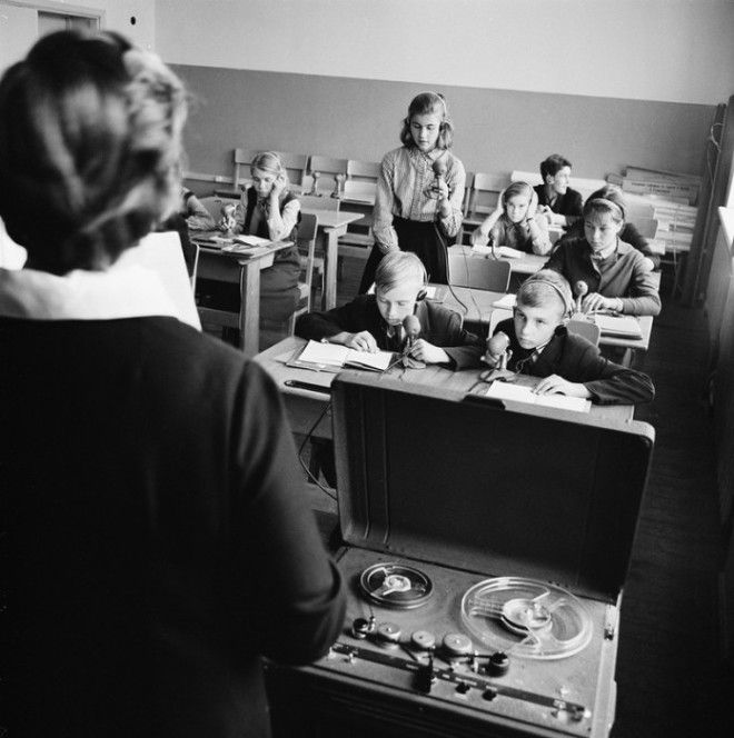 Школьная радиостанция в Таллине СССР Эстония 1964 год