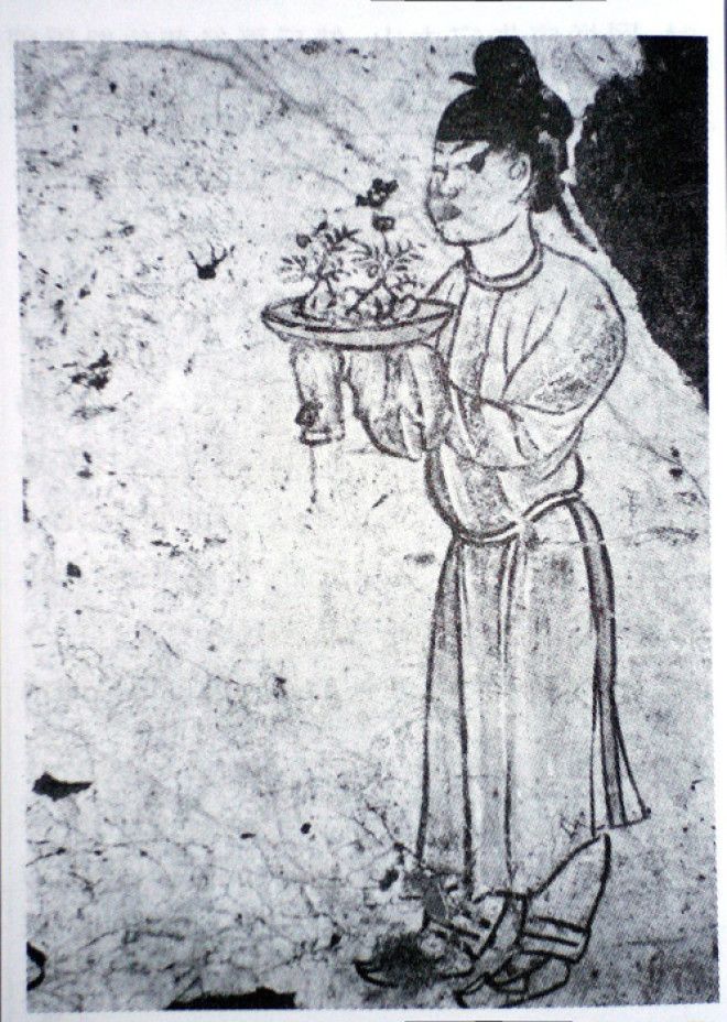 Самое первое изображение бонсай датируемое 706 годом