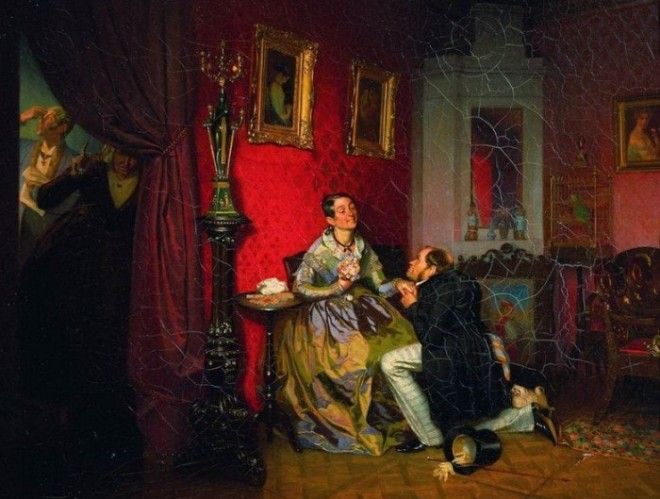 П Федотов Разборчивая невеста 1847 Фото gallerixru
