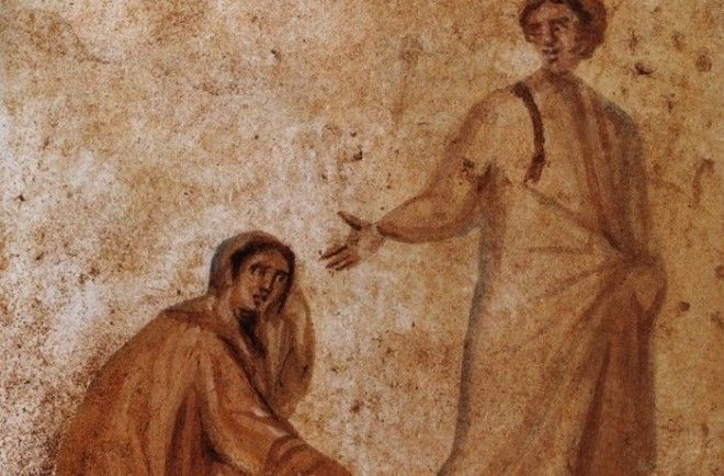 Раннее изображение Христа в римских катакомбах
