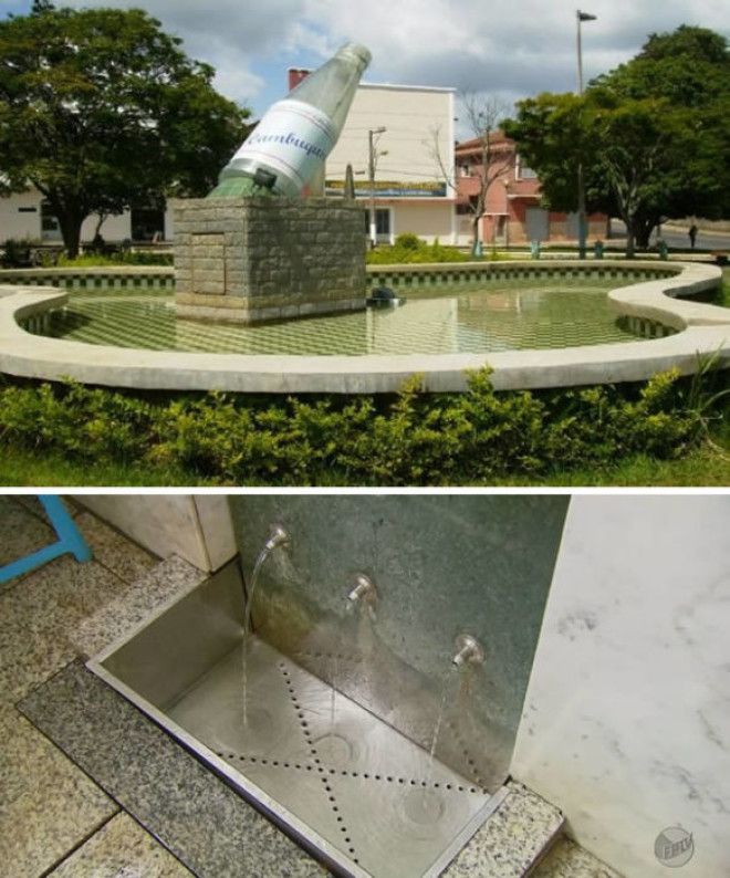 Бразильские фонтаны с природной минеральной водой