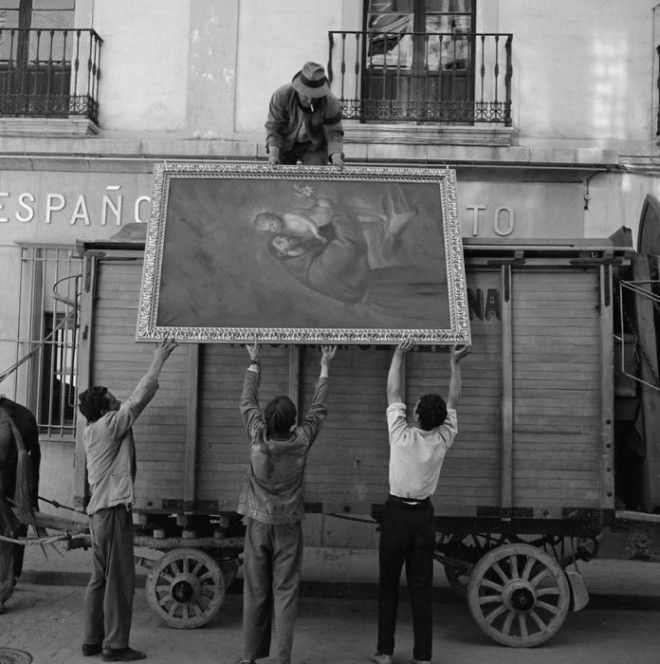 Четверо мужчин и живопись Италия 1956 год