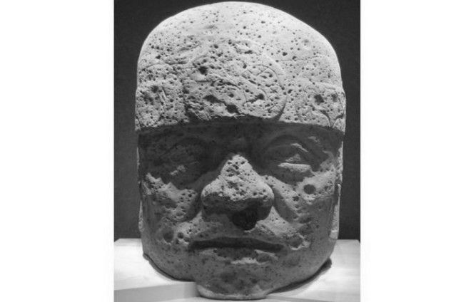 Голова 2 из СанЛоренцо в Национальном музее антропологии в Мехико