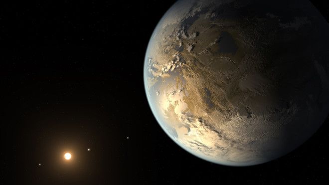 Учёные предполагают что Кеплер62e может выглядеть так