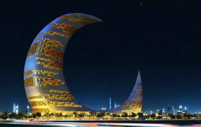 Лунный дом в Дубаи