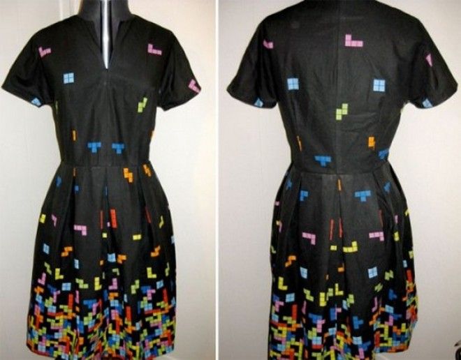 Tetris Dress платье в стиле Тетрис