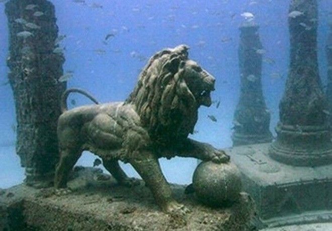 Статуя льва из Дворца Клеопатры Фото allpravdainfo
