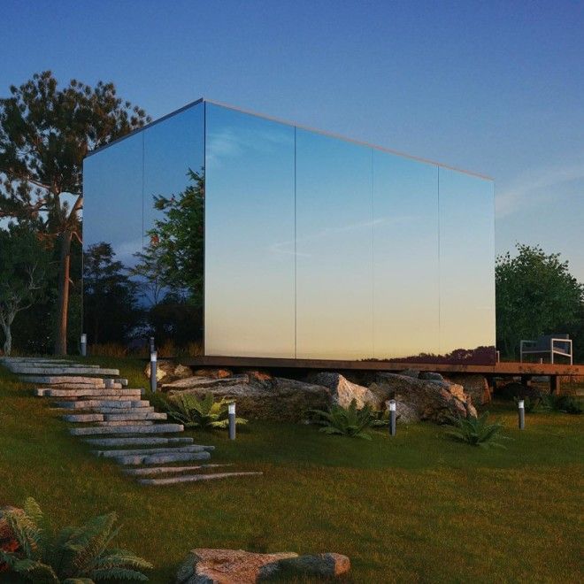 Этот стеклянный домик можно установить в любом месте всего за 8 часов