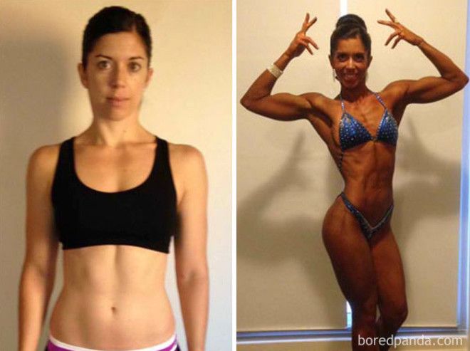 6 месяцев бодибилдинг до и после трансформации фитнес фото