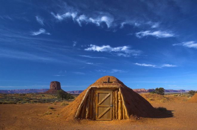 Необычное жилище индейцев США
