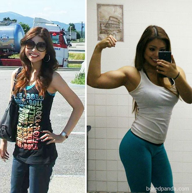 Разница в 4 года и 18 килограмм бодибилдинг до и после трансформации фитнес фото