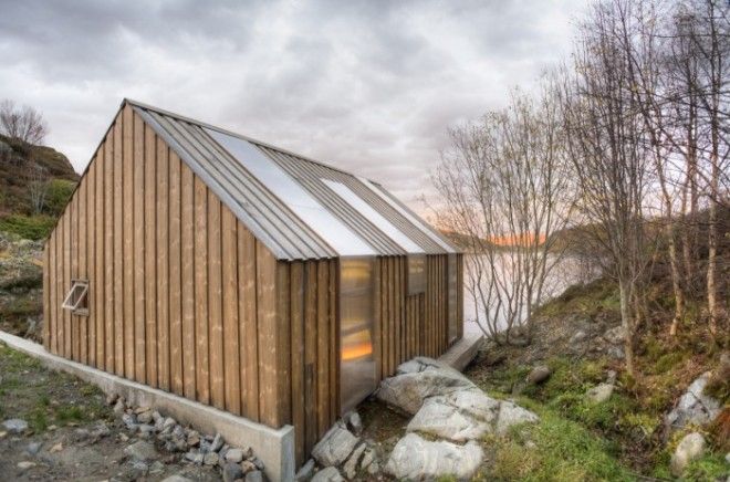 Прекрасный лодочный дом для летнего отдыха в Норвегии