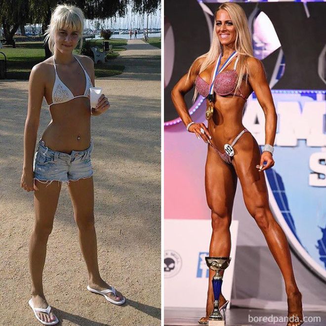 2013 и 2016 бодибилдинг до и после трансформации фитнес фото