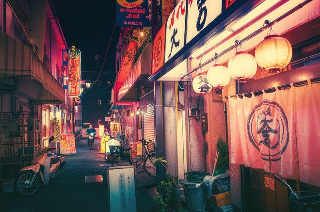 Ночной Токио в фотографиях Масаши Вакуи