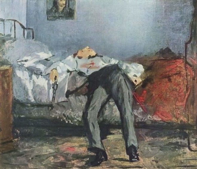 Самоубийство картина Эдуарда Мане