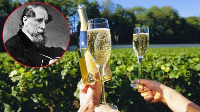 Шампанскому в диете Диккенса была отведена немаловажная роль - не менее полулитра в день. Фото: GLOBAL LOOK PRESS