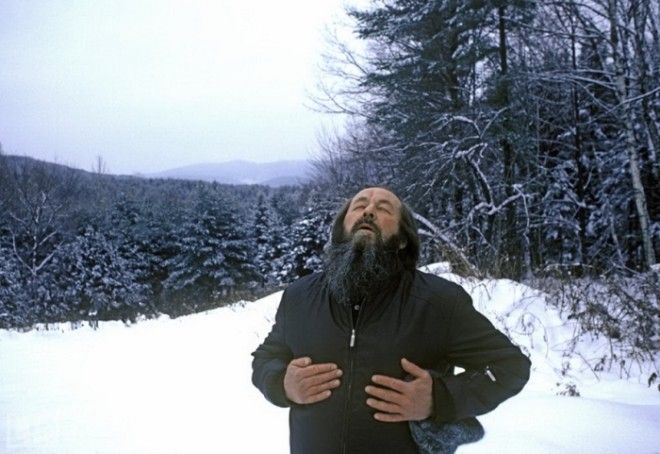 Александр Солженицын в Вермонте.