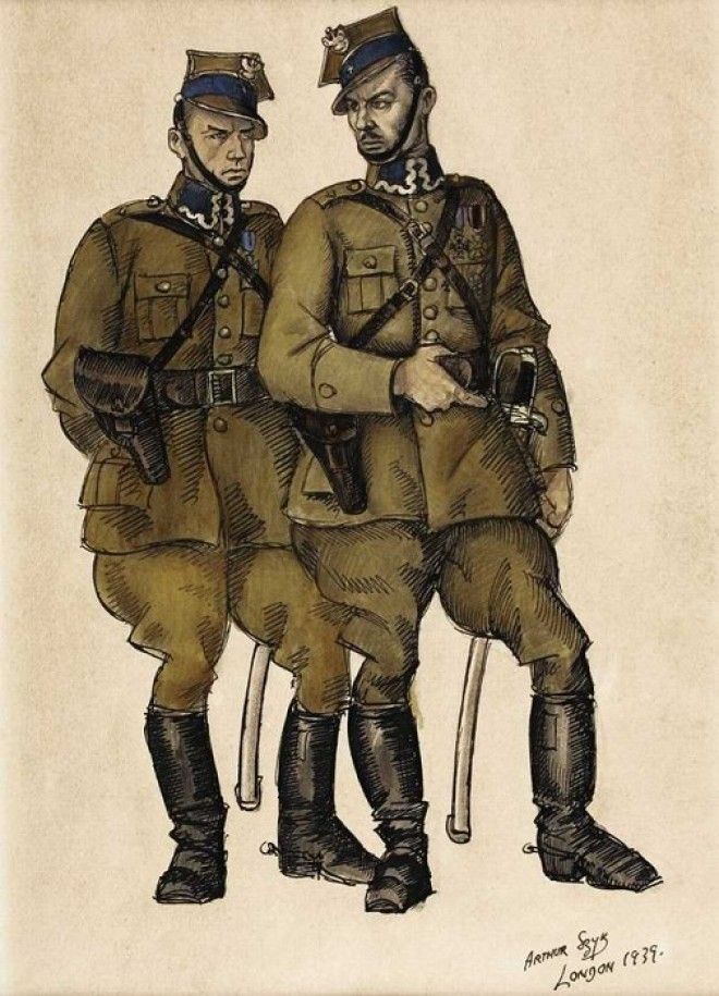 Два польских офицера 1939
