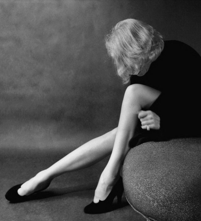 Марлен Дитрих. Снимок, сделанный в 1952 году. Photo by Milton Greene.