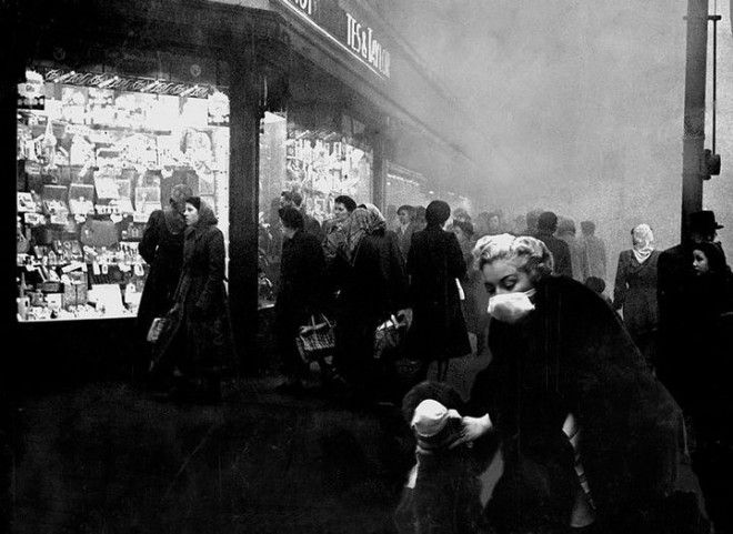 Туман спустившийся на Лондон 5 декабря 1952 года убил 12 тысяч человек