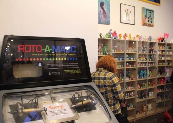 12 Магазин Rotofugi автомат в котором позволяет сделать собственную игрушку вендинговый аппарат торговые автоматы фото