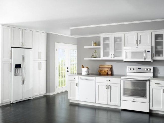 Картинки по запросу white fridge in kitchen