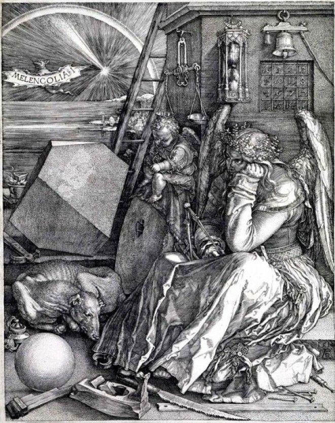  Меланхолия I 1514 Автор Альбрехт Дюрер Фото kaplyasvetaru